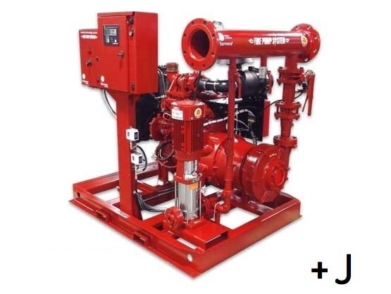 03 JBMV2-70-203-2P-HV 440V Paquete Jockey FPS 2Hp 110 psi 10Gpm