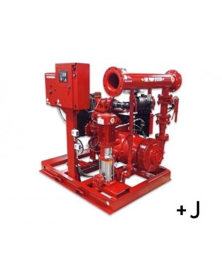 03 JBMV2-70-203-2P-HV 440V Paquete Jockey FPS 2Hp 110 psi 10Gpm