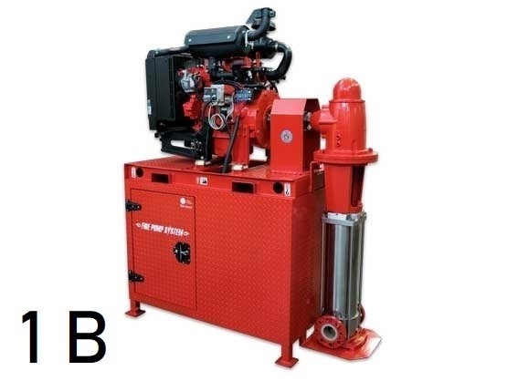 ECI-BMV42-60/4TNV98 - Equipo contraincendio - cabezal engranado - 1 Batería