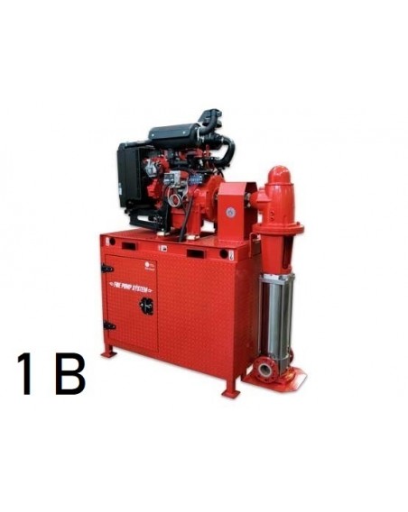 ECI-BMV42-60/4TNV98 - Equipo contraincendio - cabezal engranado - 1 Batería