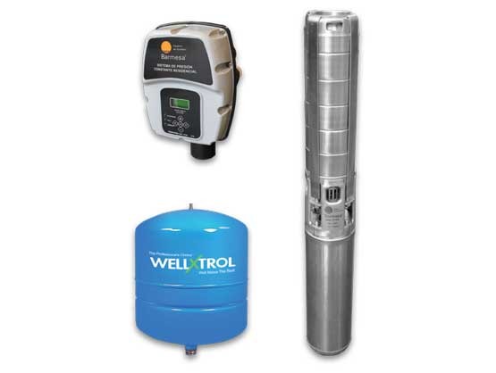EBS-01DSP2509V-2P-WX102TK Equipo Booster System Residencial EBS Bomba Sumergible